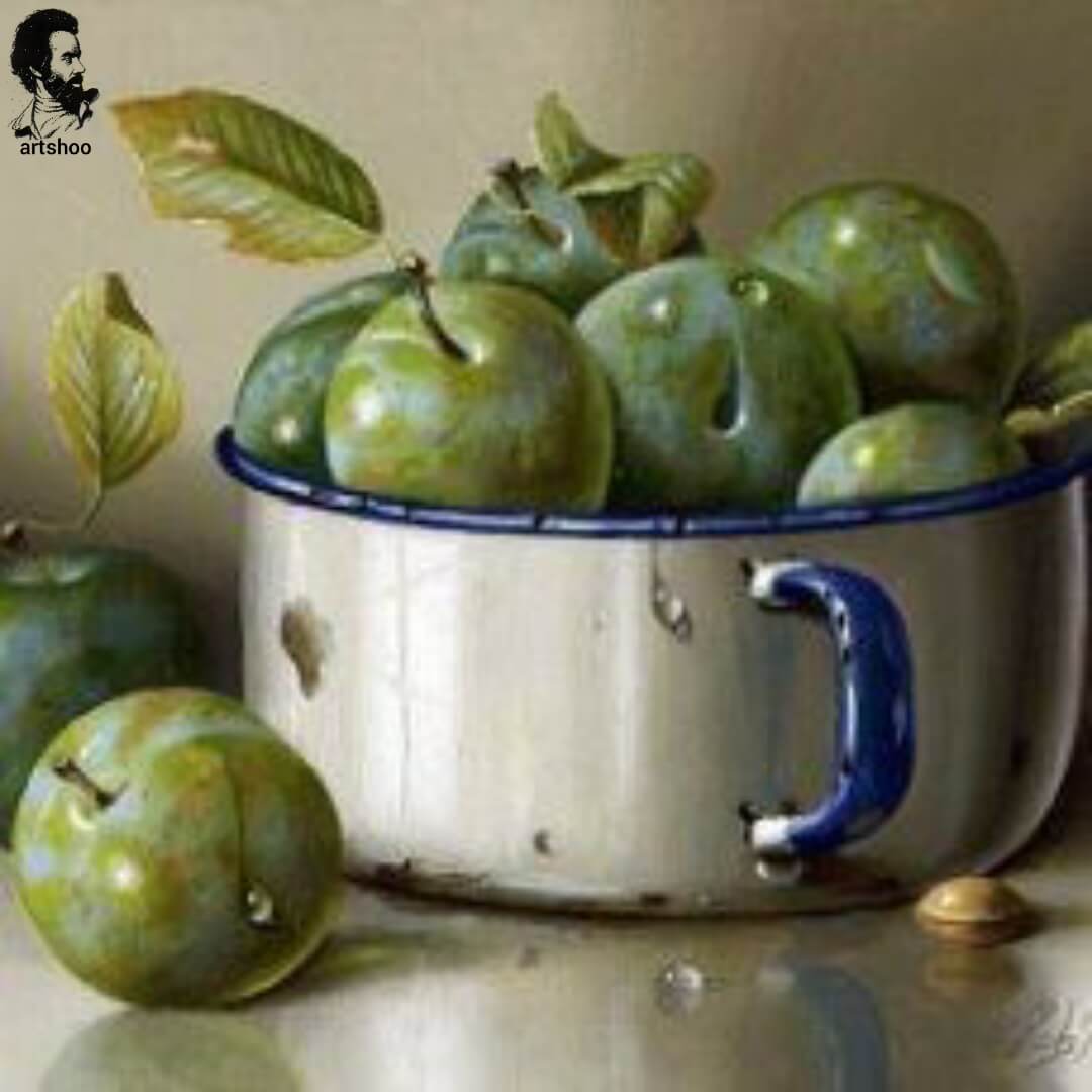 آموزش نقاشی رنگ روغن